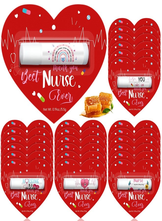 Sacubee 30 Pack Nurses Appreciation Gifts Bulk Nurses Week Lip Balms Hospital Staff Team Thank You Gifts Winter New Year Appreciation Party Favors for Coworkers Midwife Women Volunteer Presents - Image 1